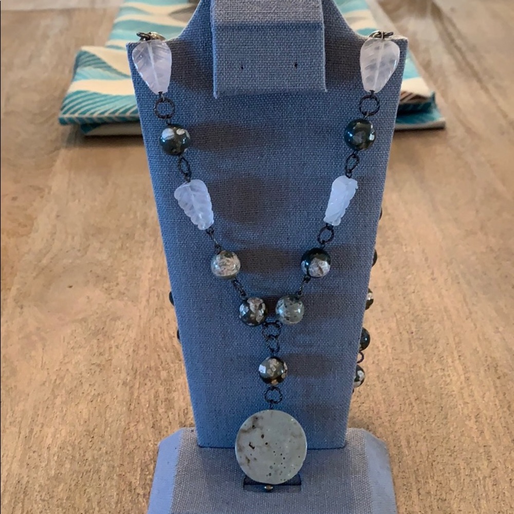 Gorgeous Hand Made Stone Necklace